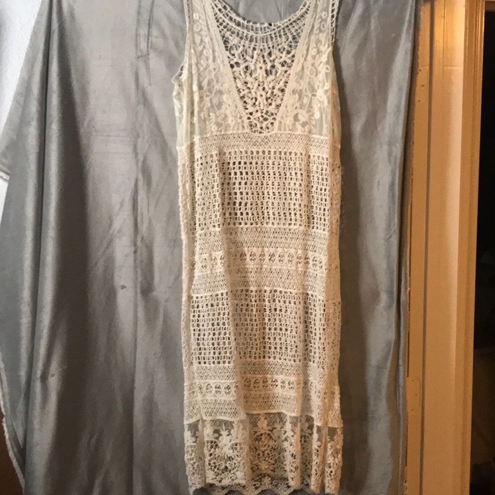 Lace coverup